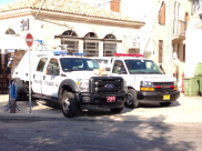 بالصور: إغلاق عدد من شوارع مدينة يافا استعداداً لاستقبال البطريرك اللبناني "بشارة الراعي"